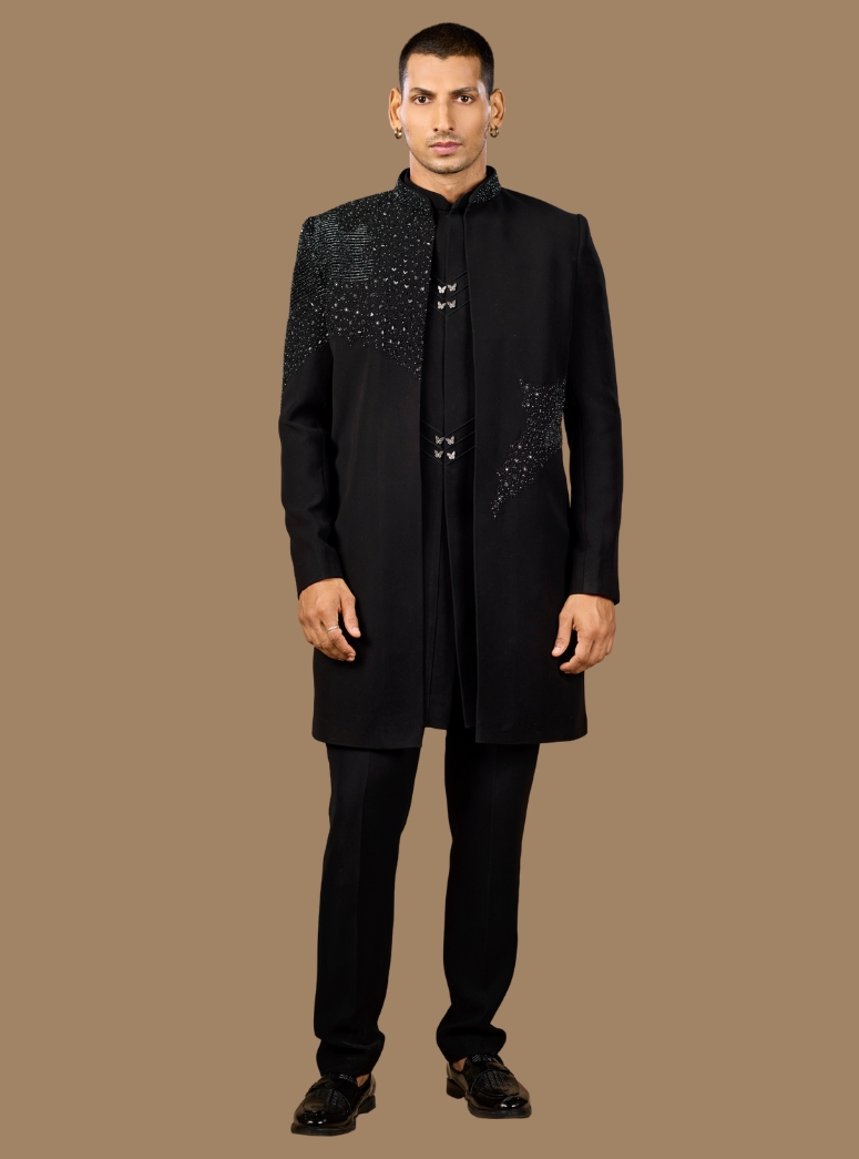BLACK MIDNIGHT GLAM INDOWESTERN 